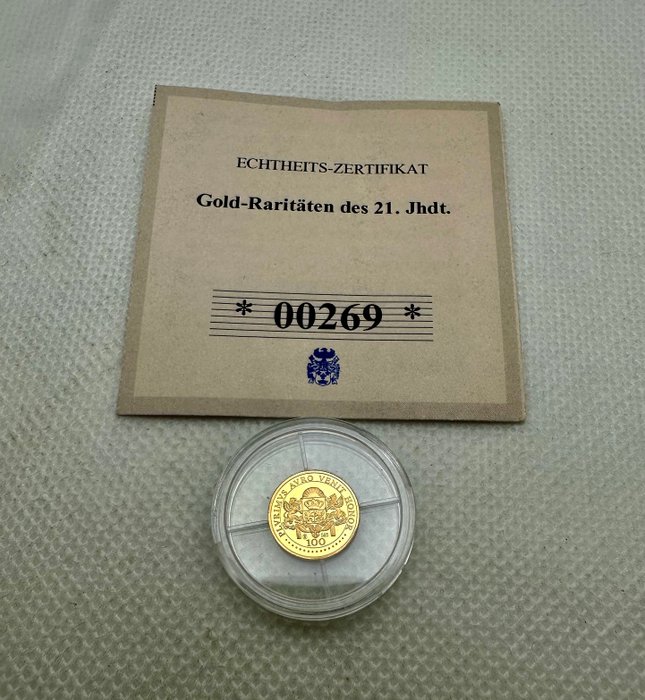 Tyskland. Gold medal 2000 Mikhail S. Gorbachev , oro Proof  (Ingen mindstepris)