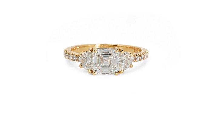 Ring Guld -  224ct tw Diamant (Natur) - Diamant