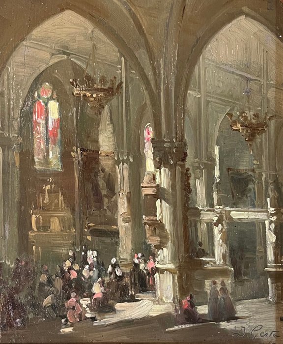 Louis Victor Gesta (1828-1894) - La cathédrale