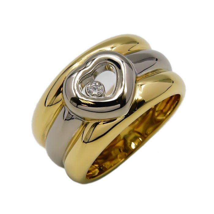 Chopard - Ring - 18 kraat Gulguld Hvidguld