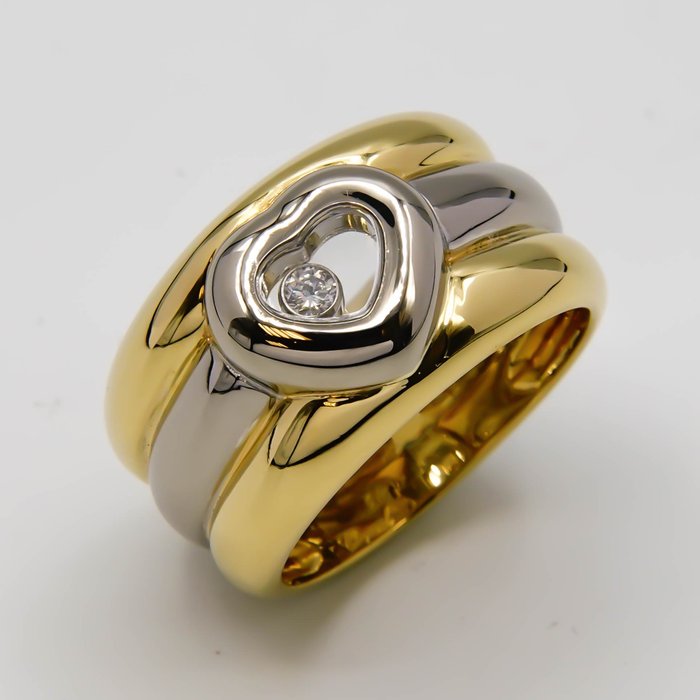 Chopard - Ring - 18 kraat Gulguld Hvidguld