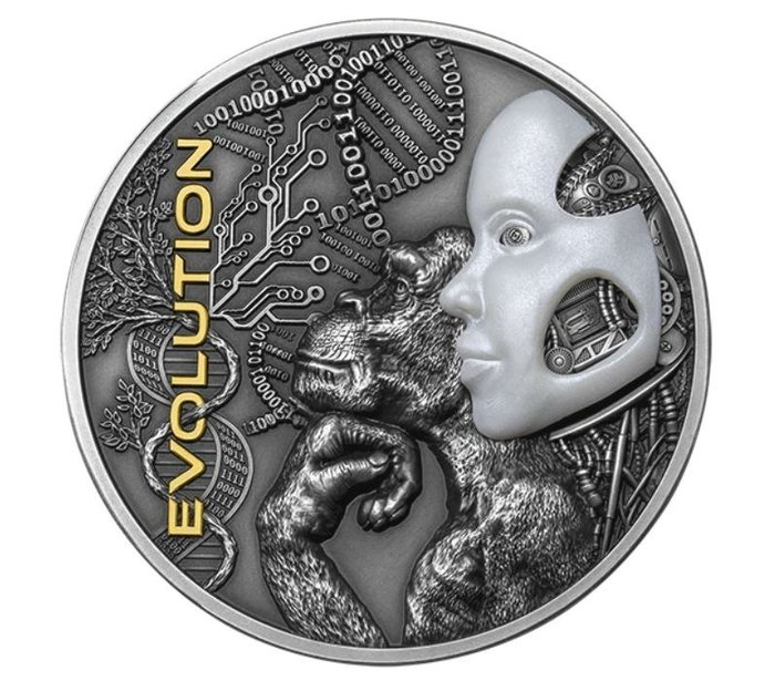 Niue 5 Dollars 2022 Evolution 2 Oz (999)