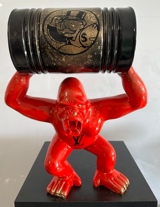 Daluxe Art - 1999 • LV Monopoly Gorilla + Barrel