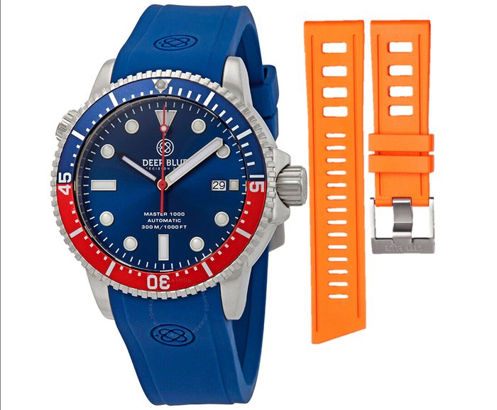 Deep Blue - Ingen mindstepris - Master 1000 - Limited Edition - 2 Straps - Mænd - 2011-nu