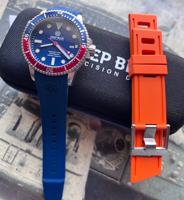 Deep Blue - Ingen mindstepris - Master 1000 - Limited Edition - 2 Straps - Mænd - 2011-nu