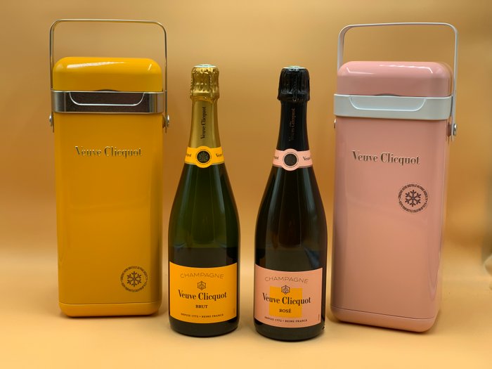 Veuve Clicquot, Cooler - Champagne Brut, Rosé - 2 Flasker (0,75 L)