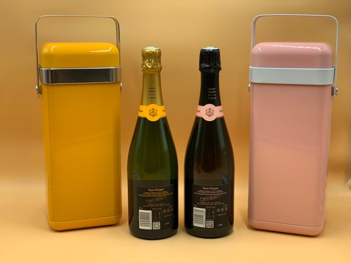 Veuve Clicquot, Cooler - Champagne Brut, Rosé - 2 Flasker (0,75 L)