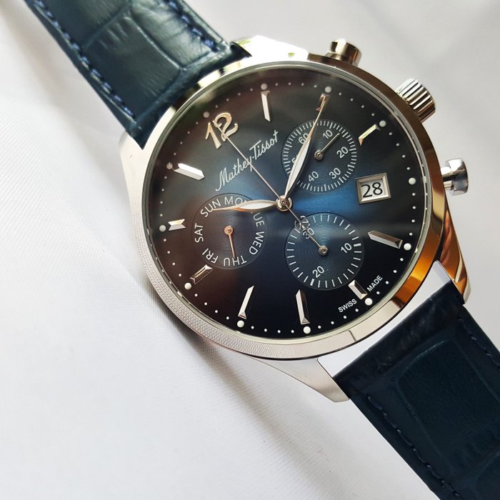 Mathey-Tissot - Chronograph - Swiss Blue Multifunction - Ingen mindstepris - Mænd - Ny