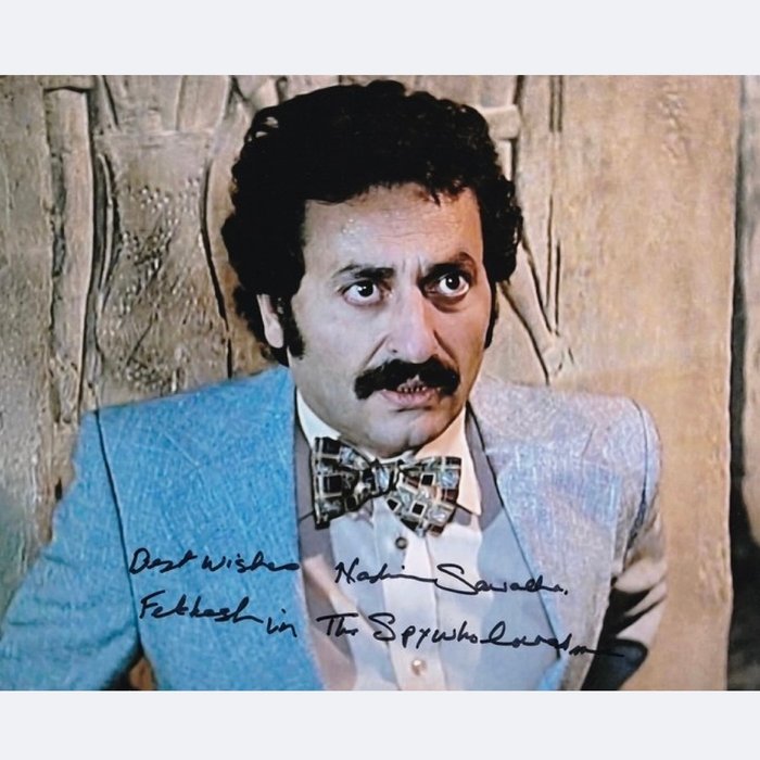 James Bond 007: The Spy Who Loved Me - Signed by Nadim Sawalha (Fekkesh)