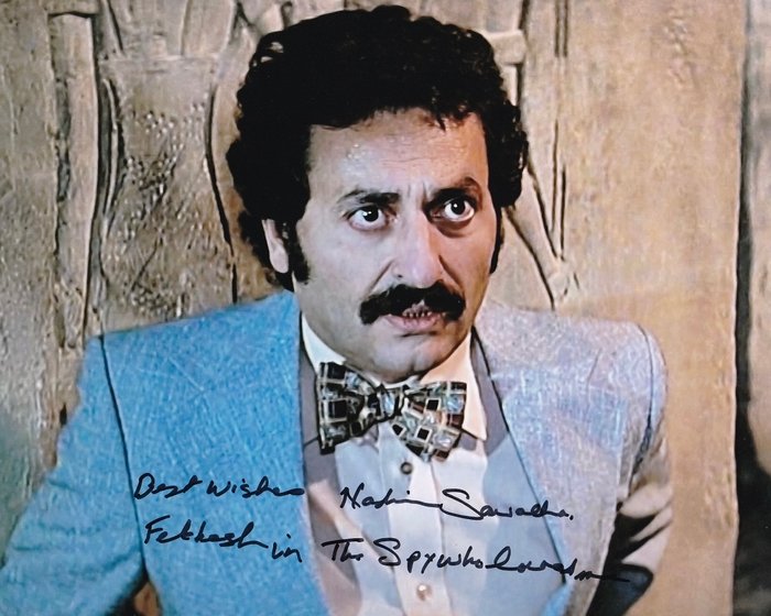 James Bond 007: The Spy Who Loved Me - Signed by Nadim Sawalha (Fekkesh)