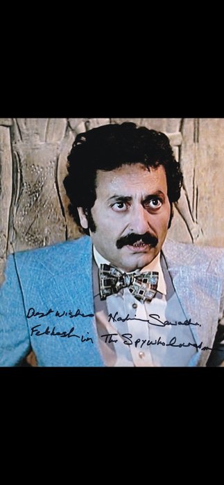 James Bond 007: The Spy Who Loved Me - Signed by Nadim Sawalha (Fekkesh)