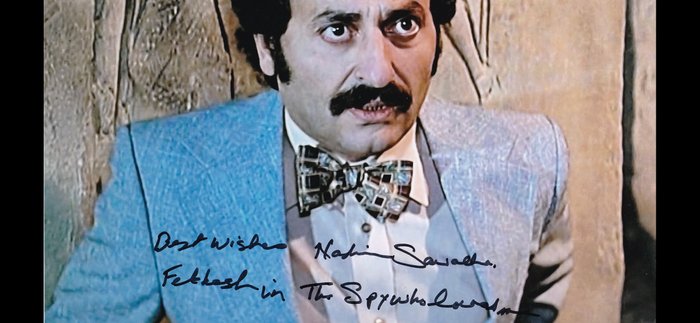 James Bond 007: The Spy Who Loved Me - Signed by Nadim Sawalha (Fekkesh)