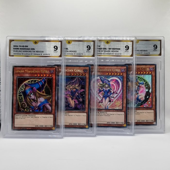 Konami - 4 Graded card - Yu-Gi-Oh! - GG 9