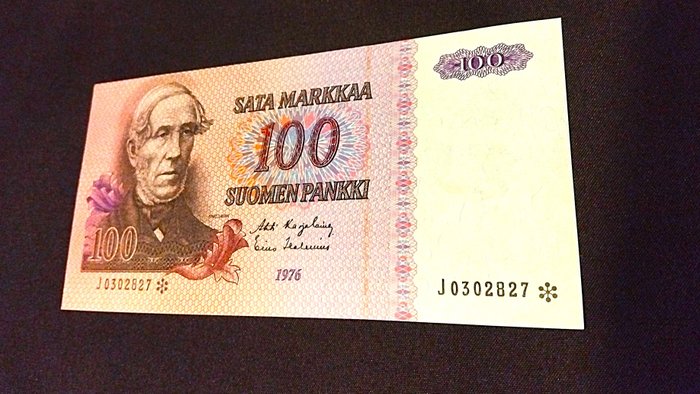 Finland - 100 Markkaa 1976 - Replacement - Pick 109 - MWR RE12  (Ingen mindstepris)