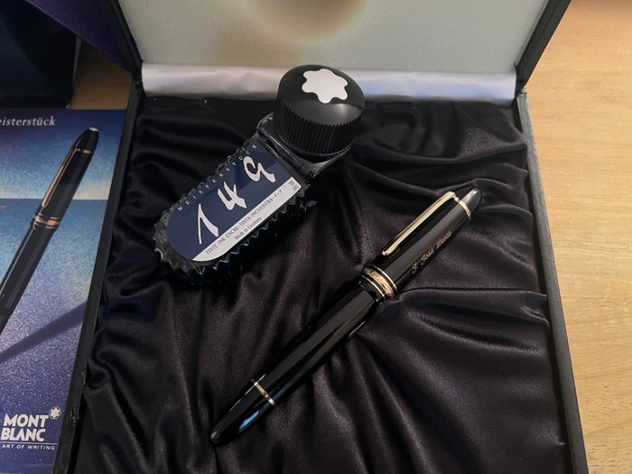 Montblanc - Montblanc Meisterstuck 149 18k gold nib fountain pen with ink and box - Fyldepen