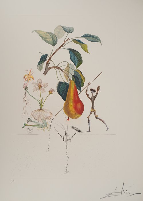 Salvador Dali (1904-1989) - Flordali, Poire Don Quichotte