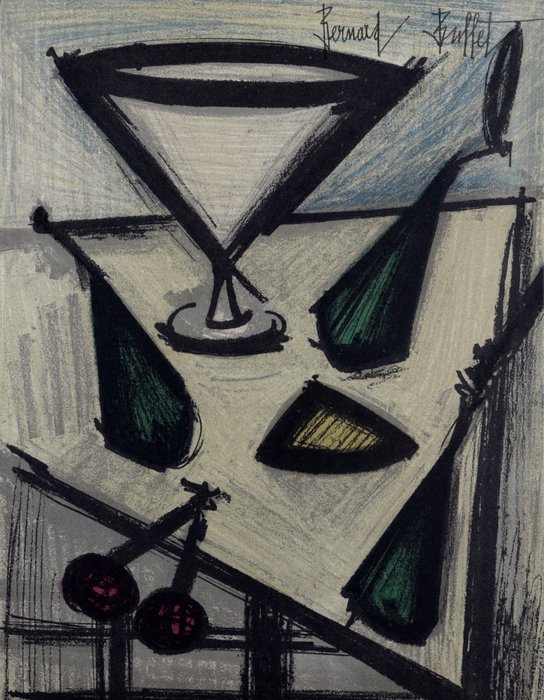 Bernard Buffet (1928-1999) - Nature morte aux fruits