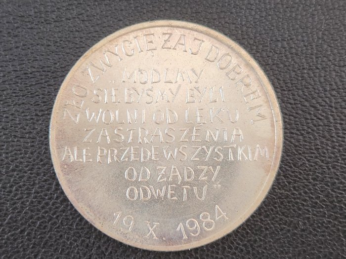 Polen. Silver medal 1984/1987 (4 medals)  (Ingen mindstepris)