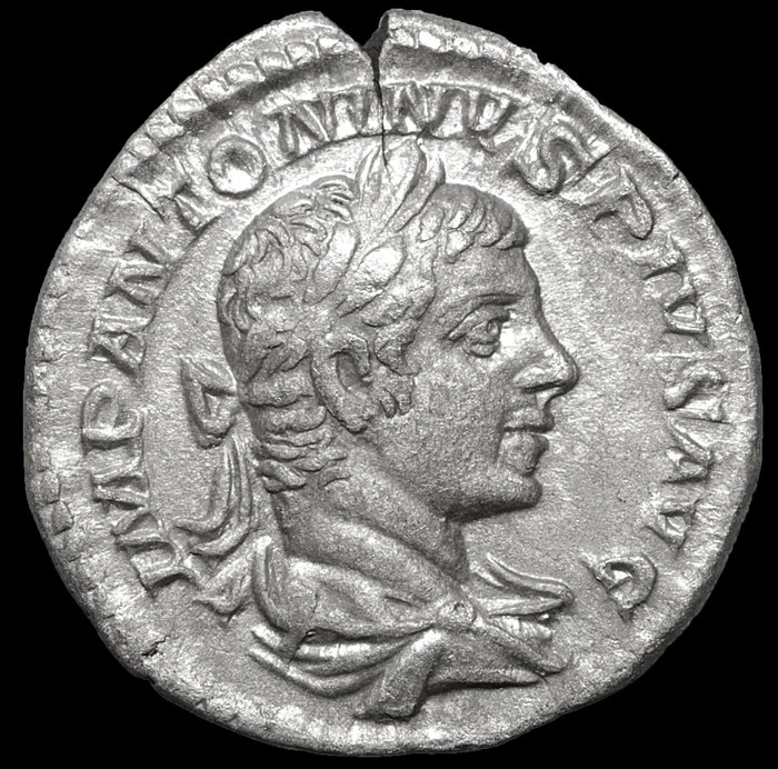 Romarriket. Elagabalus (AD 218-222). Denarius Rome - Libertas