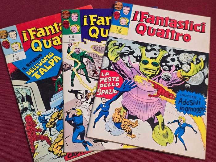 I Fantastici Quattro n 16/17/19 - originali - 3 Comic - Første udgave