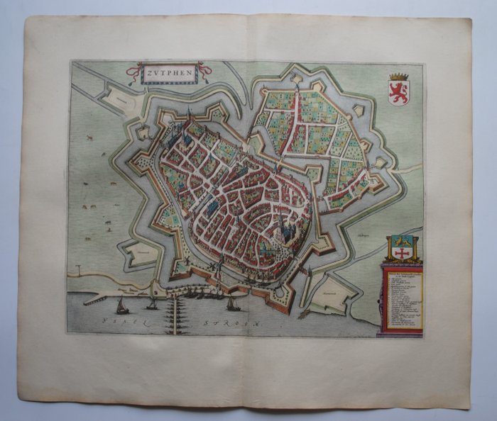 Holland - Zutphen; J. Blaeu - Zutphen - 1621-1650