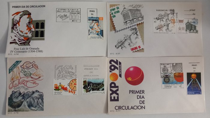 Spanien 1988/2000 - X1 Parti på mere end 240 SPD god stand - Edifil