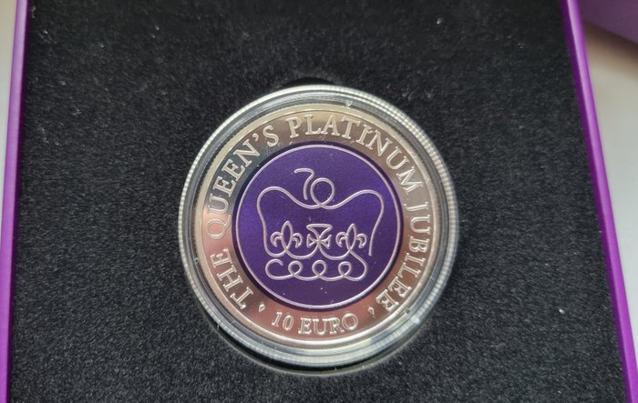 Malta 10 Euro 2022 "Queen Elisabeth platinum Jubilee" Proof  (Ingen mindstepris)