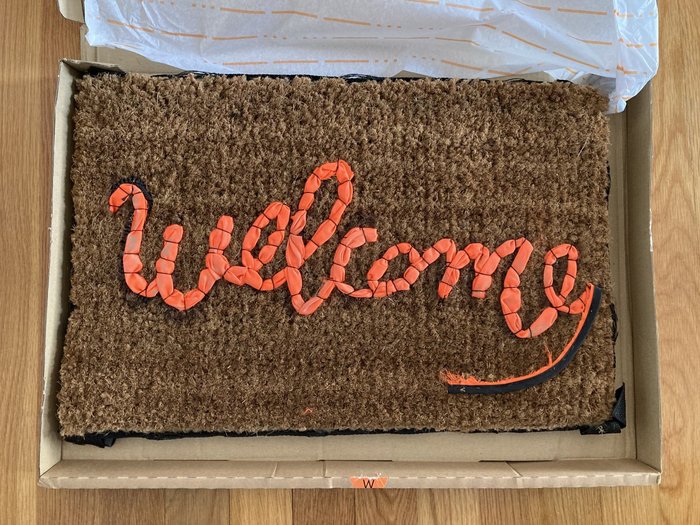 Banksy (1974) - Welcome Mat (From GDP)