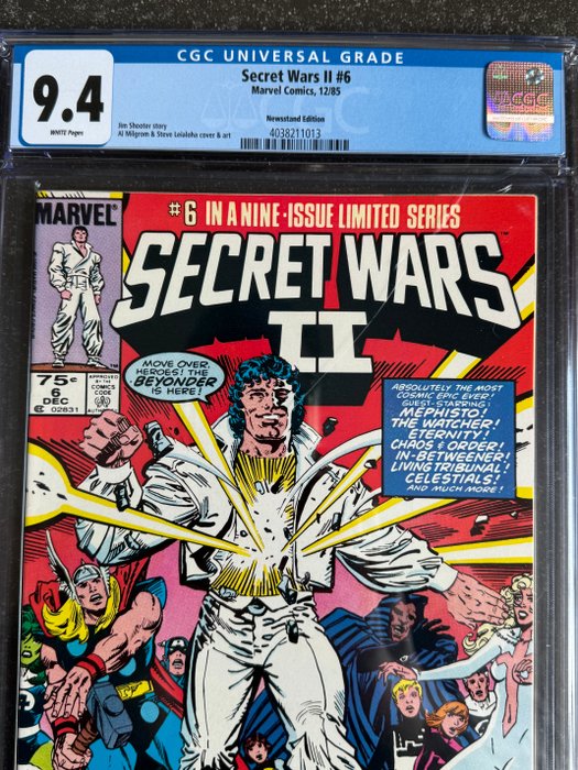 Secret Wars II #6 - 1 Graded comic - 1985 - CGC 9.4