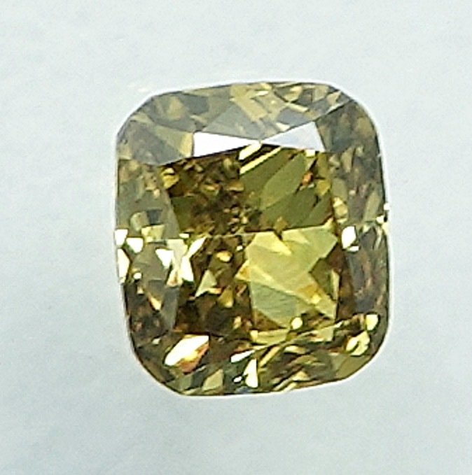 1 pcs Diamant  (Naturfarvet)  - 0.20 ct - Fancy intense Gul - SI1 - International Gemological Institute (IGI)