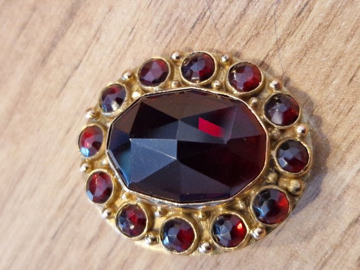 Broche - 14 karat Gulguld