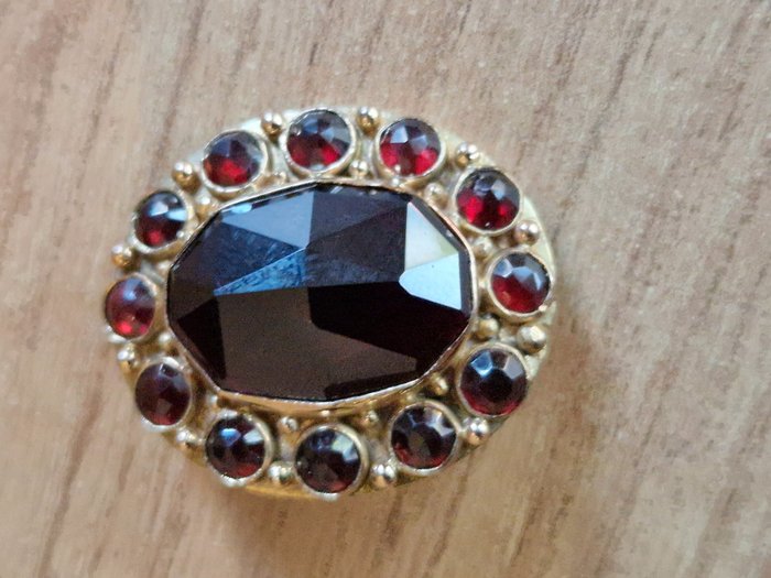 Broche - 14 karat Gulguld