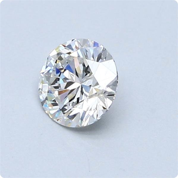 1 pcs Diamant  (Natur)  - 0.55 ct - Rund - F - VS2 - Gemological Institute of America (GIA)