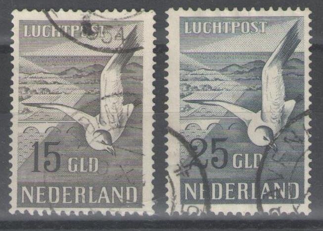 Holland 1951 - Luftpost Måger - NVPH LP12/LP13