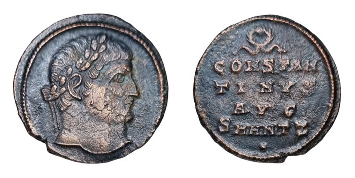 Romarriket. Constantine I (AD 306-337). Follis AD 324-325  (Ingen mindstepris)