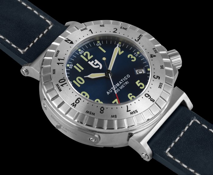 Tecnotempo -  Diver 300M WR "Aviator" - Limited Edition - TT.300G.BA (Blue) - Mænd - 2011-nu