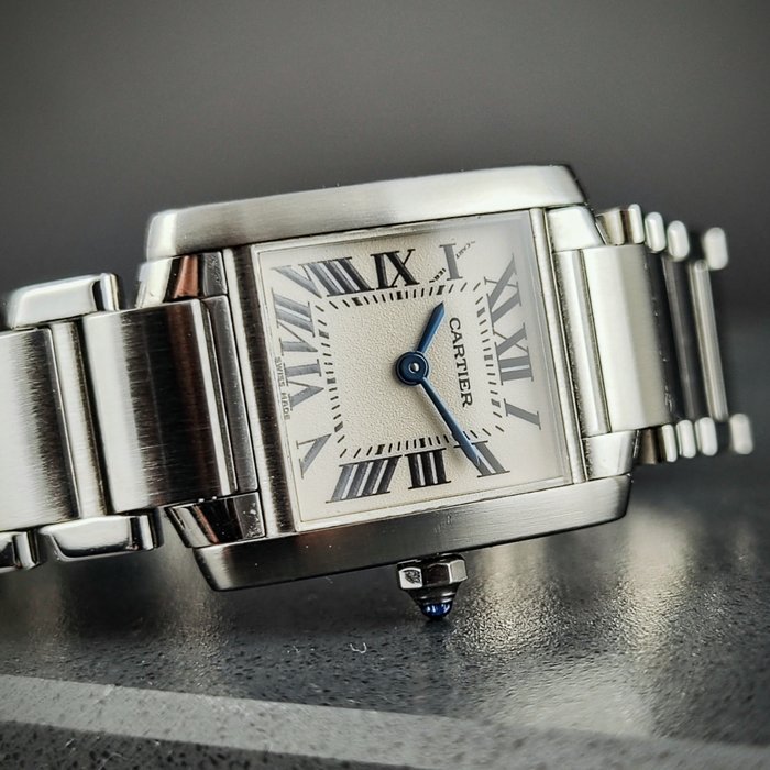 Cartier - Tank Française - 2384 - Kvinder - 2000-2010