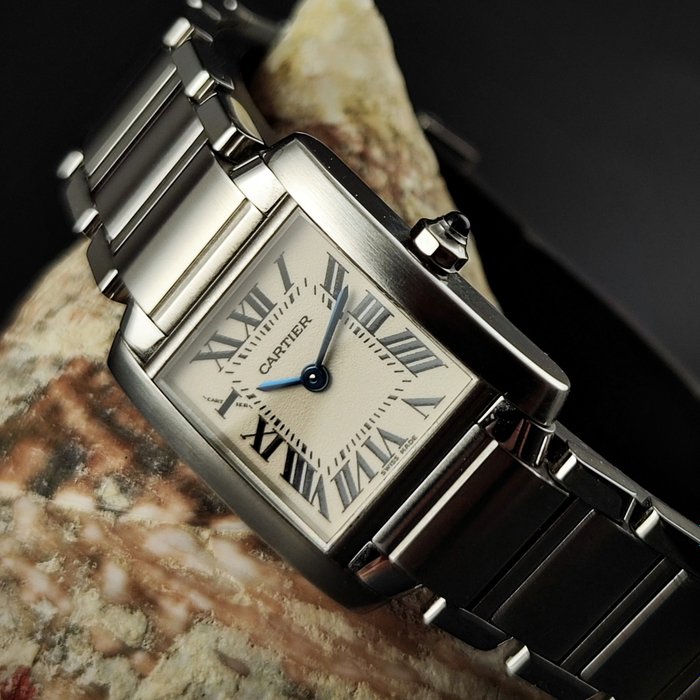 Cartier - Tank Française - 2384 - Kvinder - 2000-2010