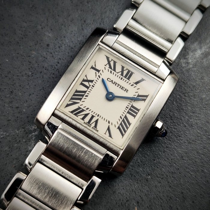 Cartier - Tank Française - 2384 - Kvinder - 2000-2010