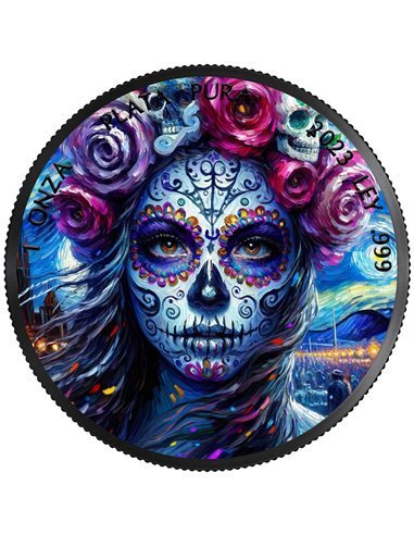 Mexico. 1 Onza 2023 Dia de Los Muertos, 1 Oz (.999)