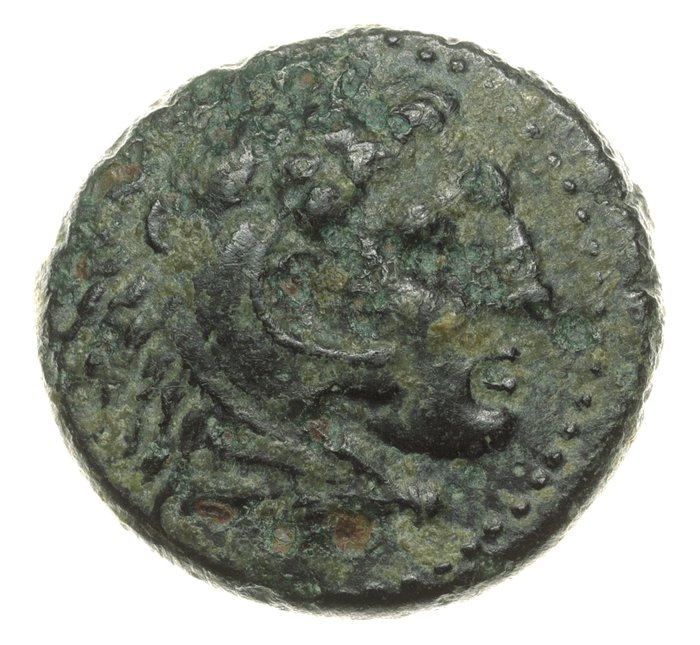 Konger af Makedonien. Alexander III 'the Great' (336-323 BC). Unit Struck under Menes or Philotas. Lifetime issue of Tarsos, ca 327-323 BC. / Price 3029; Rare  (Ingen mindstepris)