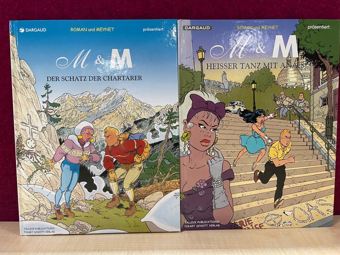 M  M Comics with signature and sketch by Meynet - Hardcover Bundel - 2 Comic