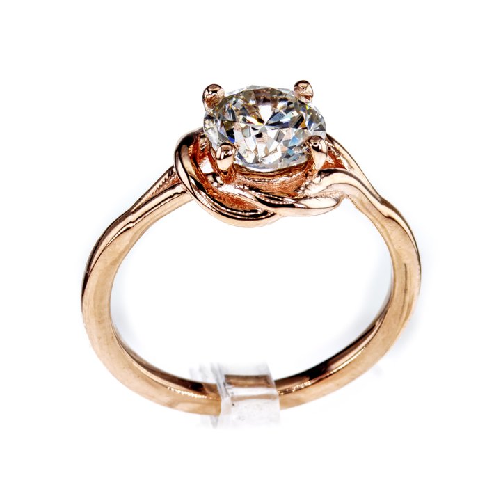 Ingen mindstepris - Forlovelsesring - 14 karat Rosaguld -  1.57ct. tw. Diamant (Natur)