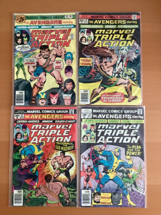 Marvel - Marvel Triple Action, Marvel Super Action, Marvel Greatest Comics en Marvel Spectacular. - 53 Comic collection - 1972