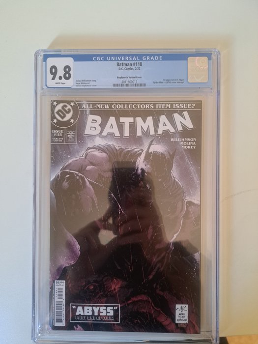 Batman #118 - 1st appearance of Abyss - 1 Graded comic - Første udgave - 2022 - CGC 9.8