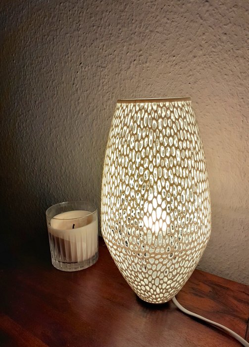 LL16B - Bordlampe - "Corail" - sengelampe - Biopolymer