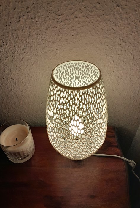 LL16B - Bordlampe - "Corail" - sengelampe - Biopolymer