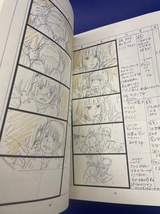 Hayao Miyazaki - Spirited Away Studio Ghibli Storyboard Complete Works - 2001