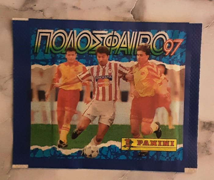 Panini - Podosfairo Campionato di calcio Grecia 97 - 1 Pack