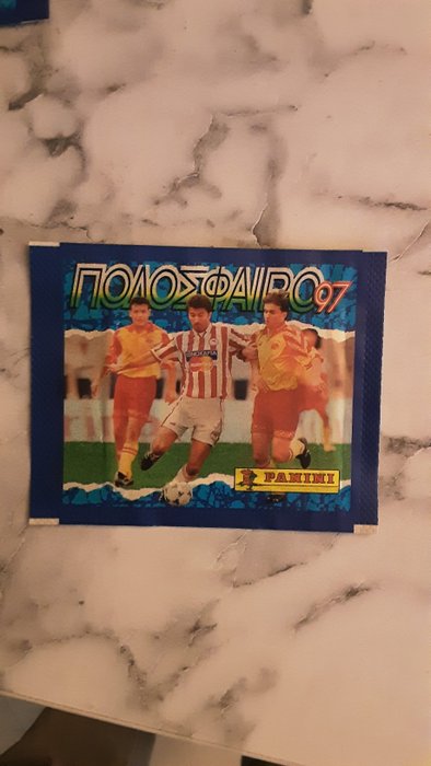 Panini - Podosfairo Campionato di calcio Grecia 97 - 1 Pack